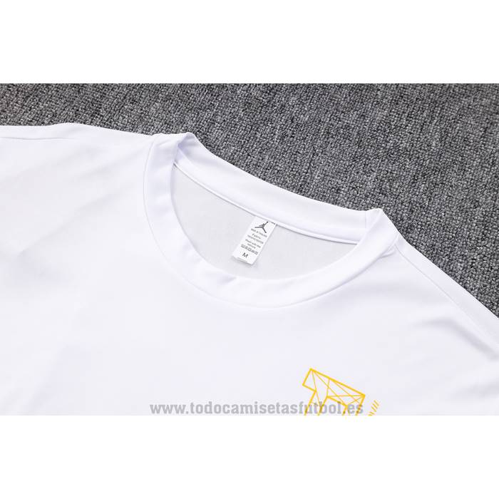 Chandal del Paris Saint-Germain Jordan Manga Corta 2023-2024 Blanco - Pantalon Corto